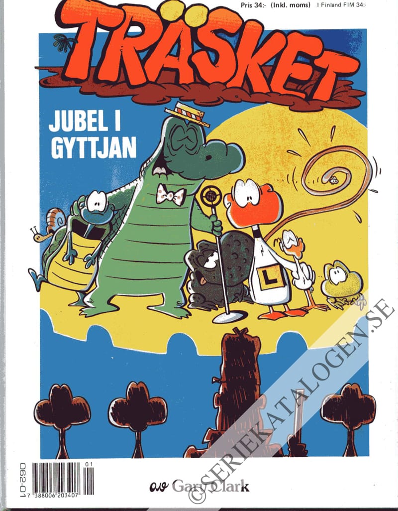 Framsida på Träsket Jubel i gyttjan (1990)