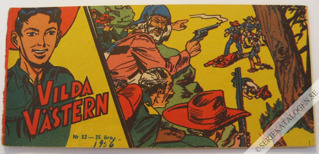 Framsida på Vilda Västern #32 (1956)