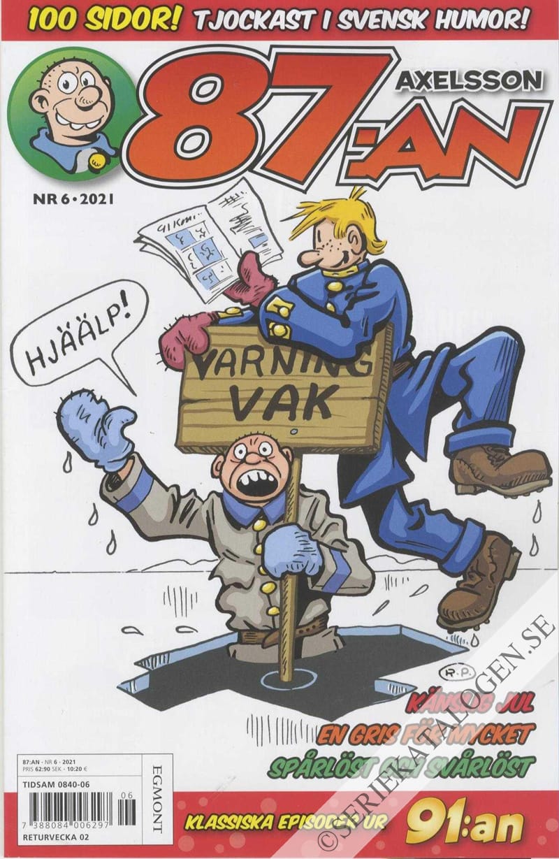 Framsida på 87:an Axelsson #6 (2021)