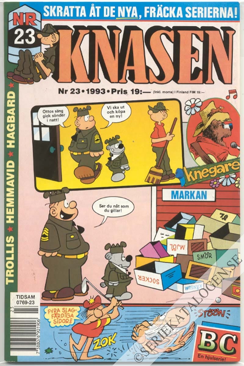 Framsida på Knasen #23 (1993)