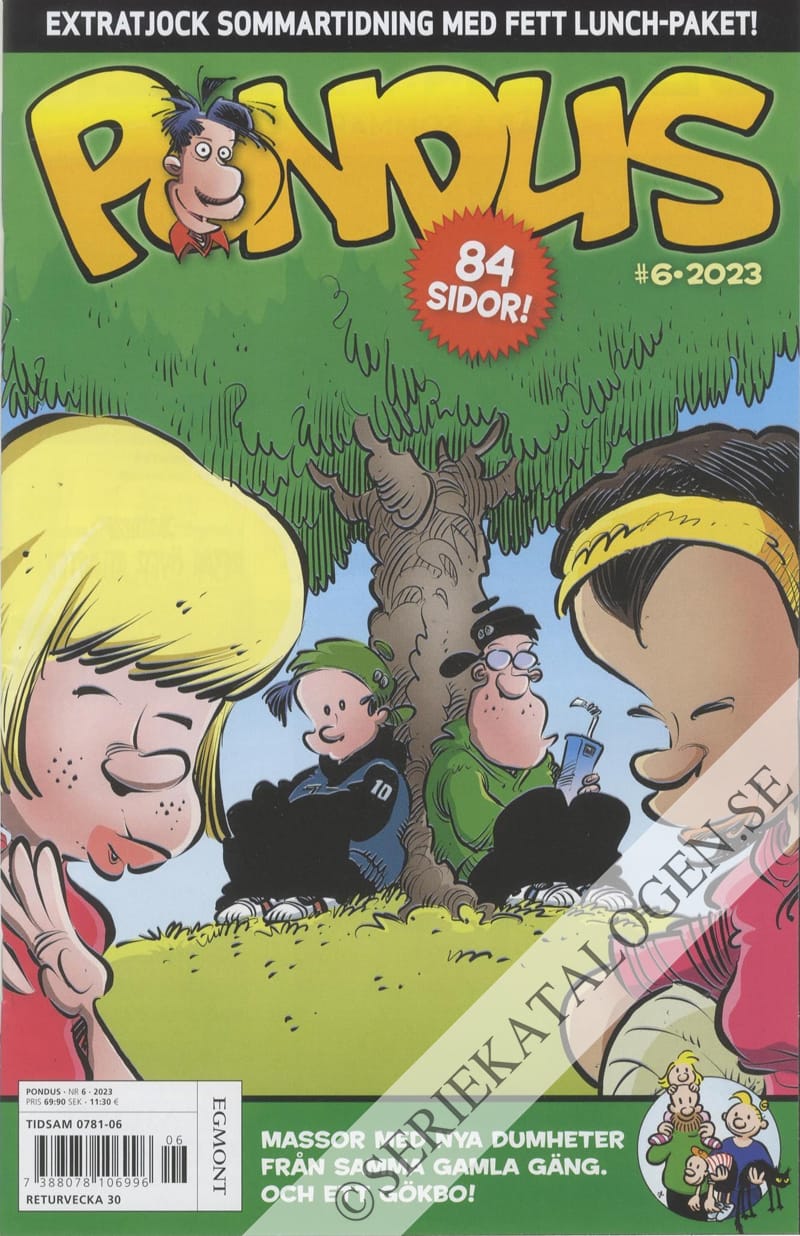 Framsida på Pondus #6 (2023)