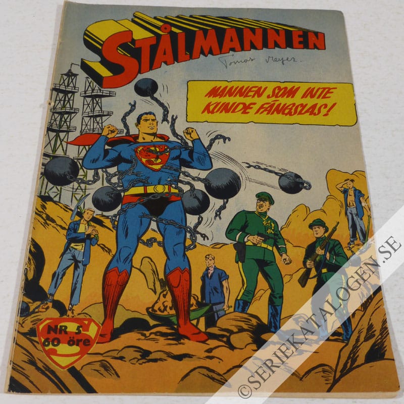 Framsida på Stålmannen #5 (1959)