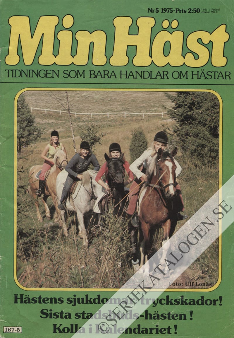Framsida på Min häst #5 (1975)