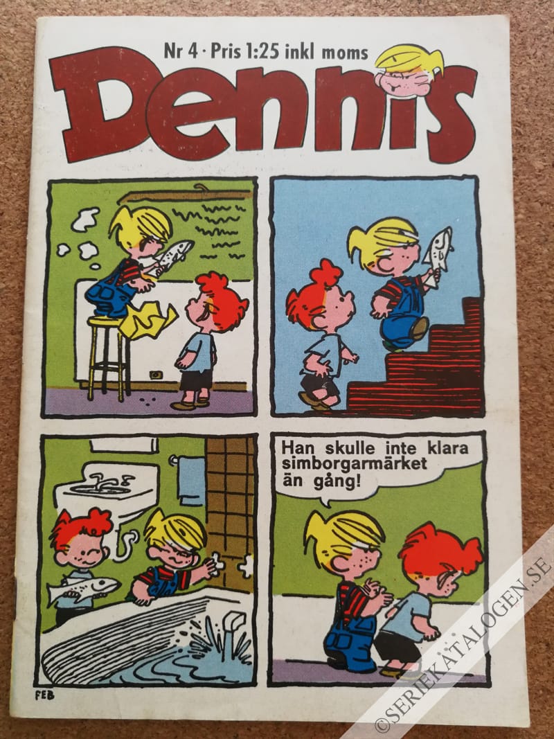 Framsida på Dennis #4 (1969)