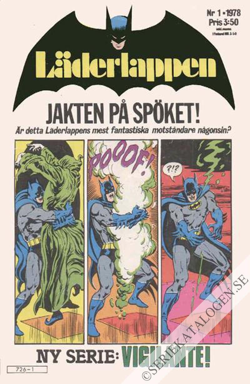 Framsida på Läderlappen och Robin #1 (1978)