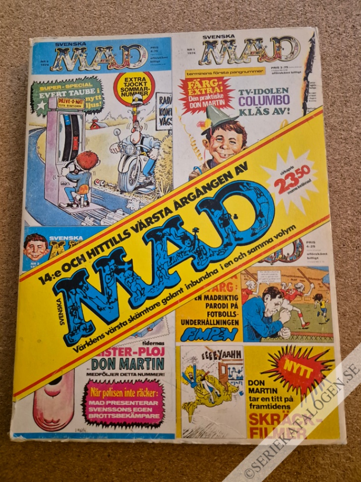 Framsida på Det värsta ur svenska MAD #1974 (1975)