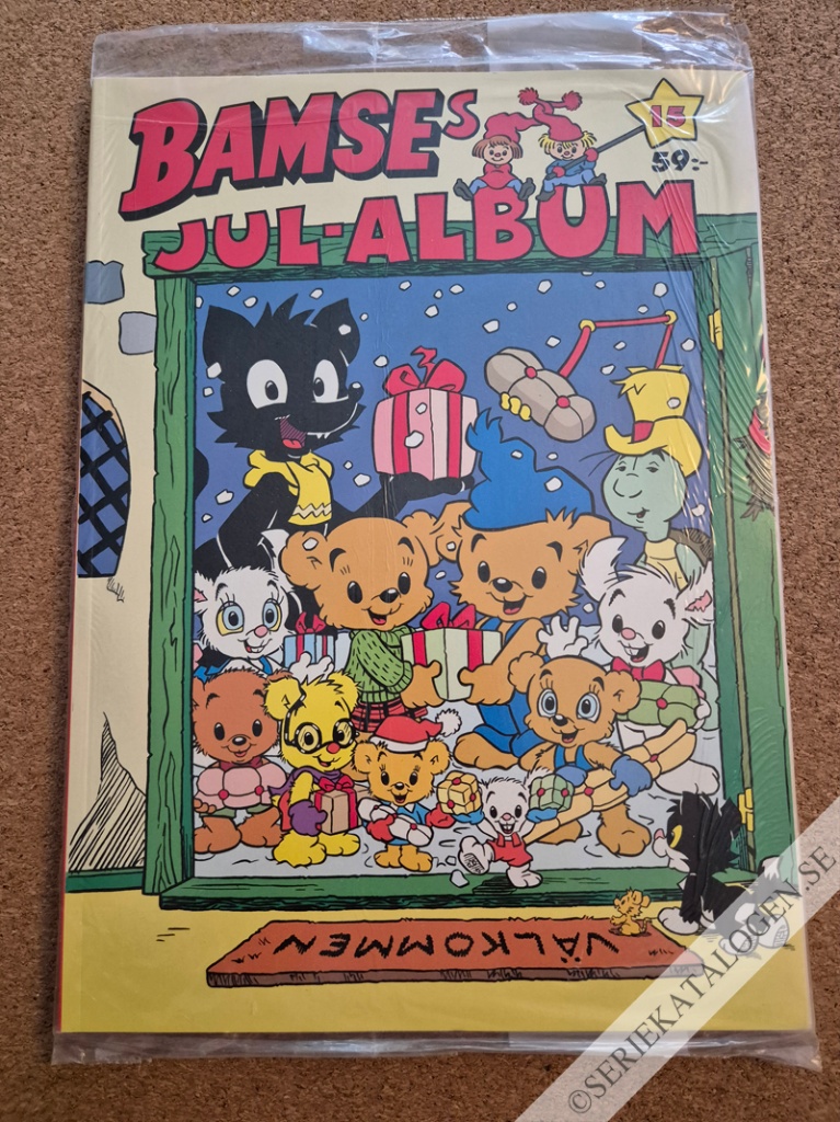 Framsida på Bamses julalbum #15 (2005)