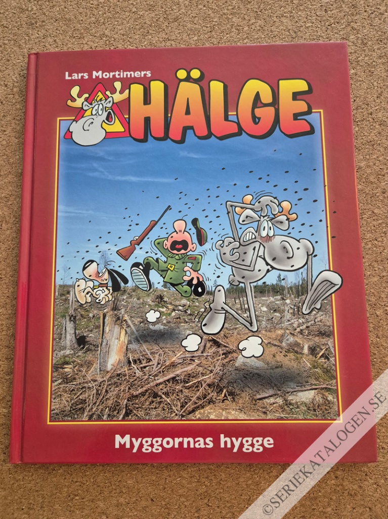 Framsida på Hälge - fotobok Myggornas hygge (2016)
