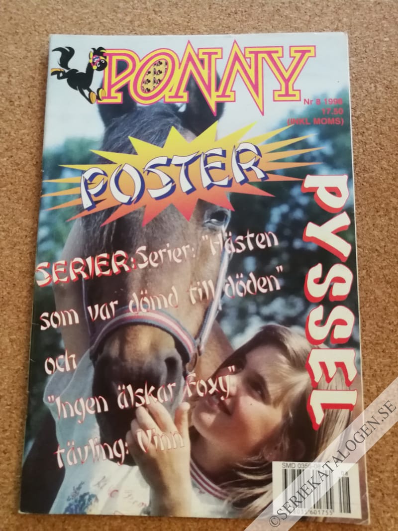 Framsida på Ponny-magasinet #8 (1996)