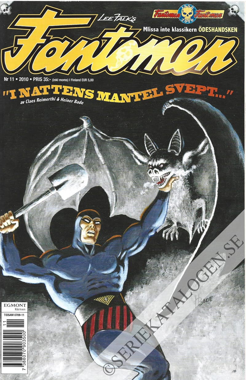 Framsida på Fantomen #11 (2010)