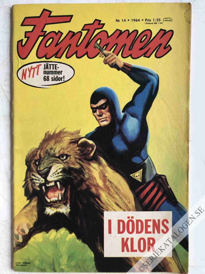 Framsida på Fantomen #14 (1964)