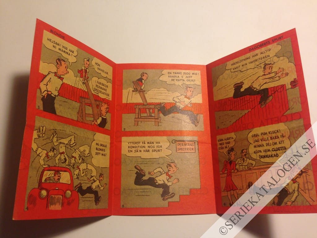 Exempel på Dagoberts spurt (19??)