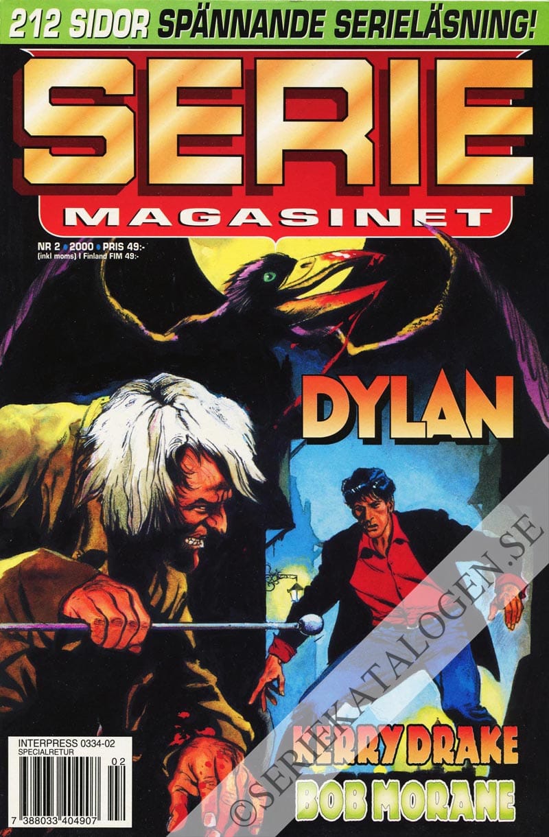 Framsida på Seriemagasinet #2 (2000)