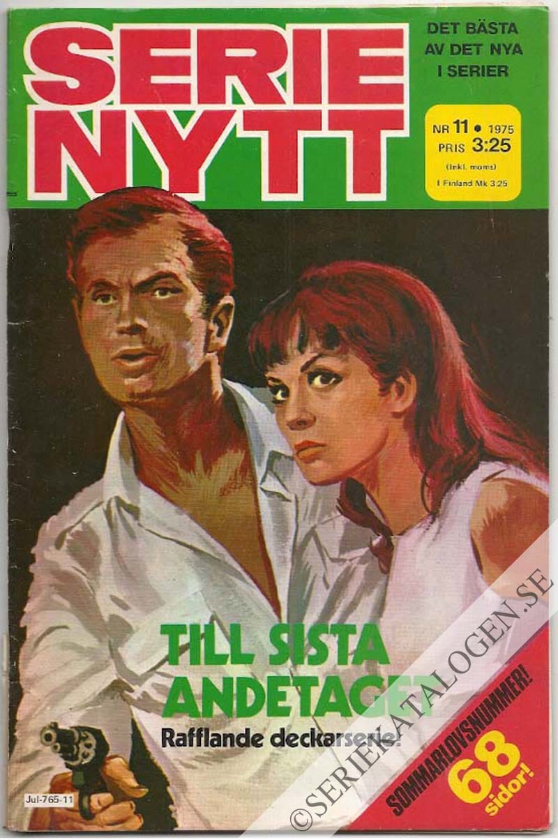 Framsida på Serie-Nytt #11 (1975)