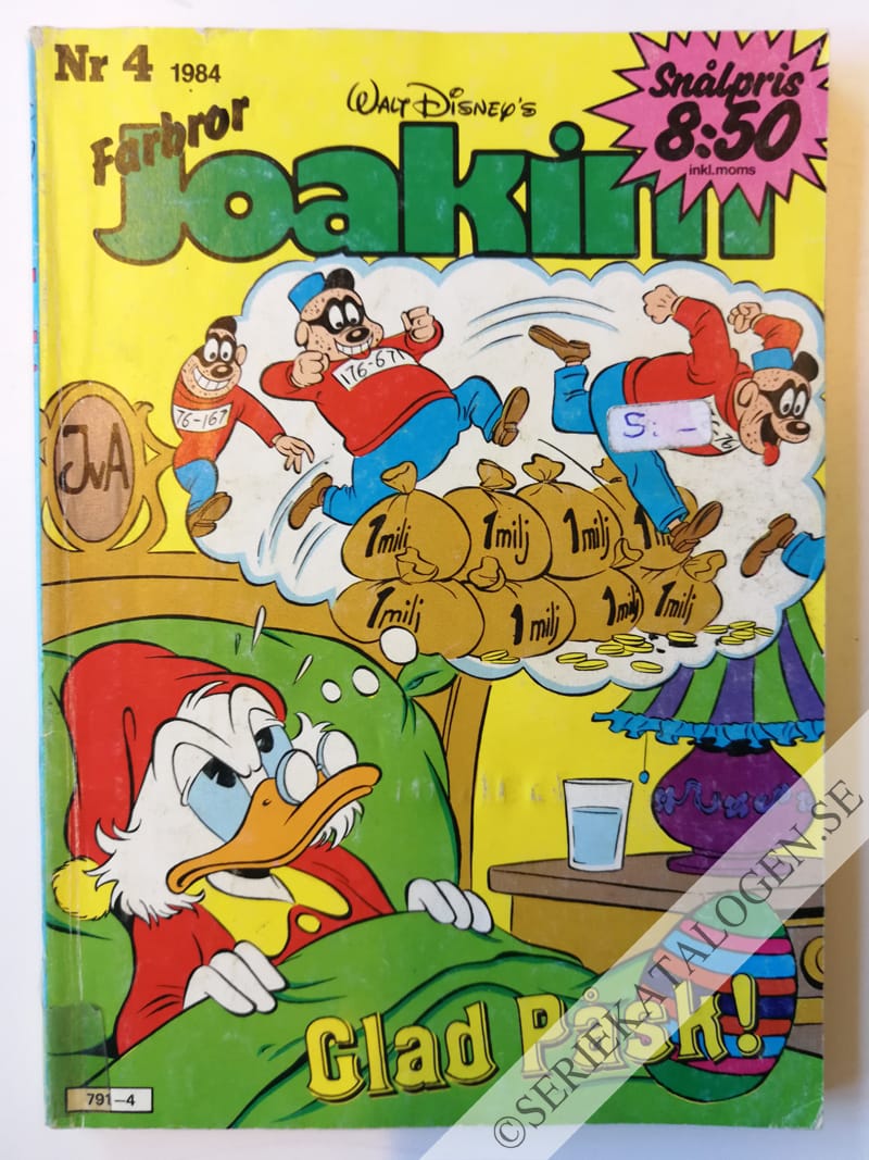 Framsida på Joakim #4 (1984)