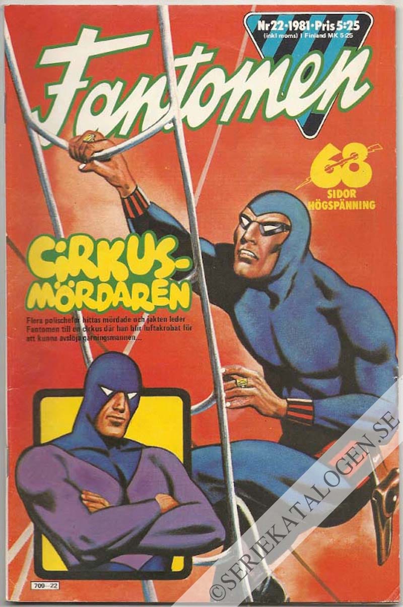 Framsida på Fantomen #22 (1981)