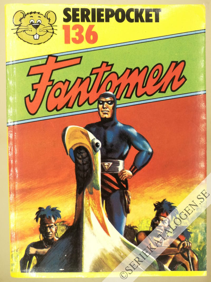 Framsida på Seriepocket #136 - Fantomen (1984)