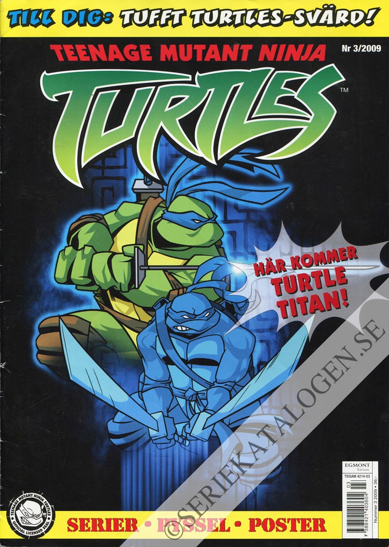 Framsida på Teenage mutant ninja turtles #3 (2009)