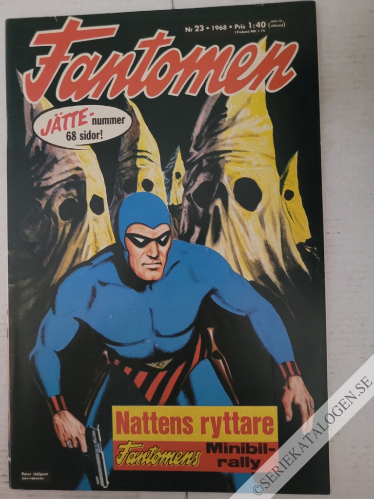 Framsida på Fantomen #23 (1968)