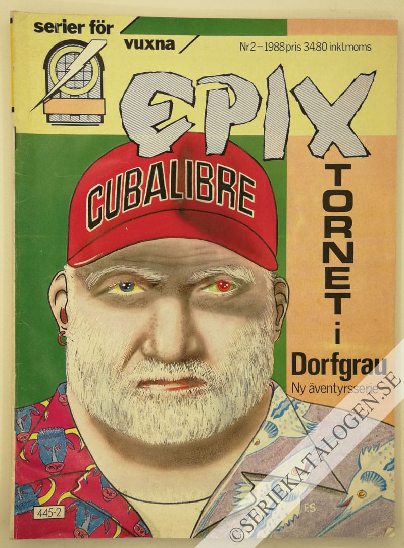 Framsida på Epix #2 (1988)