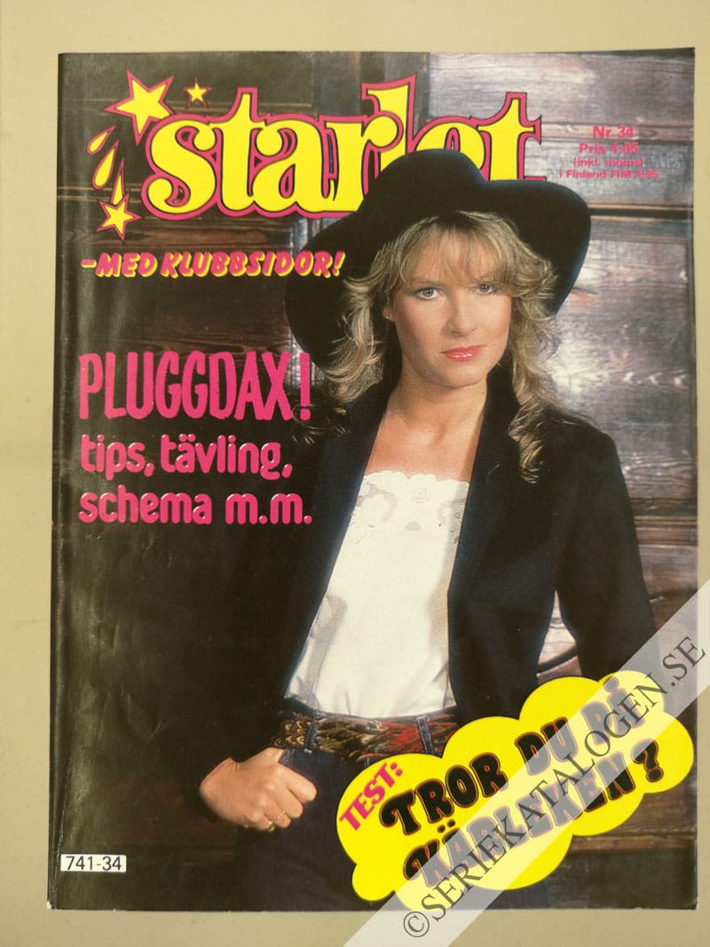 Framsida på Starlet #34 (1984)