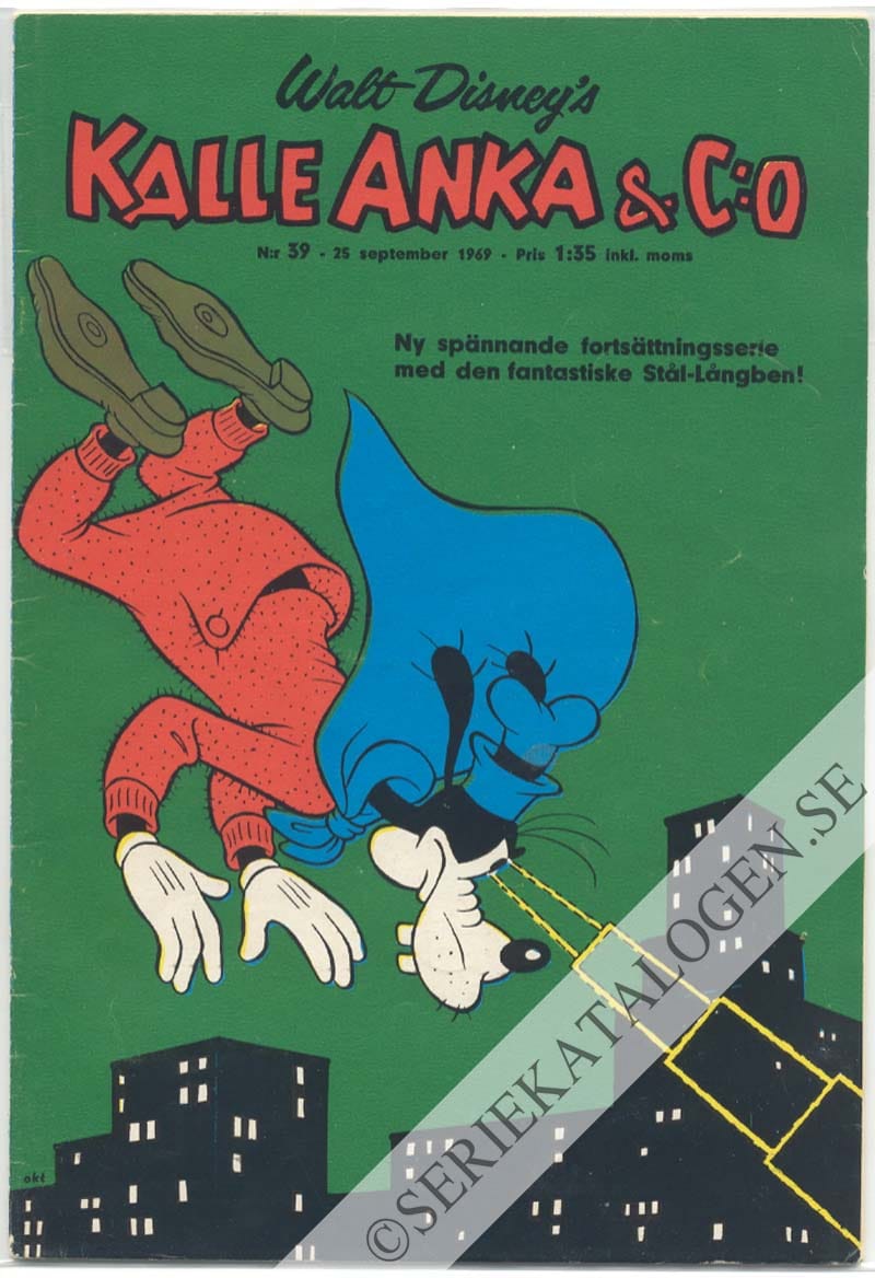 Framsida på Kalle Anka & C:o #39 (1969)