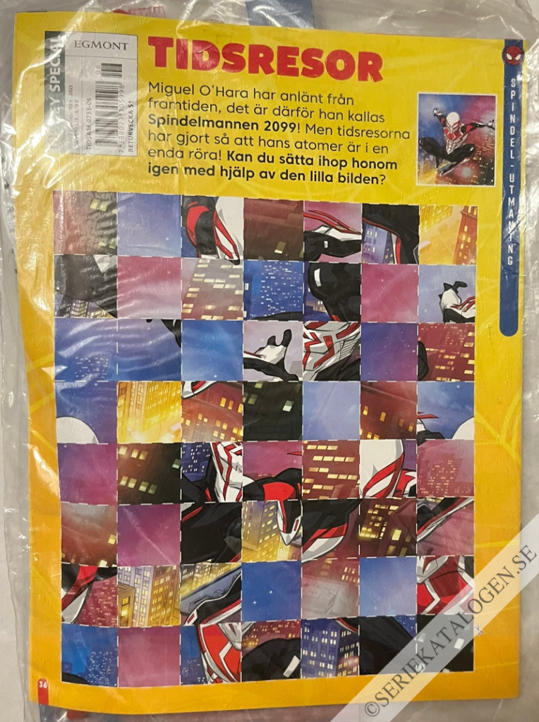 Baksida på Spider-Man (2023)