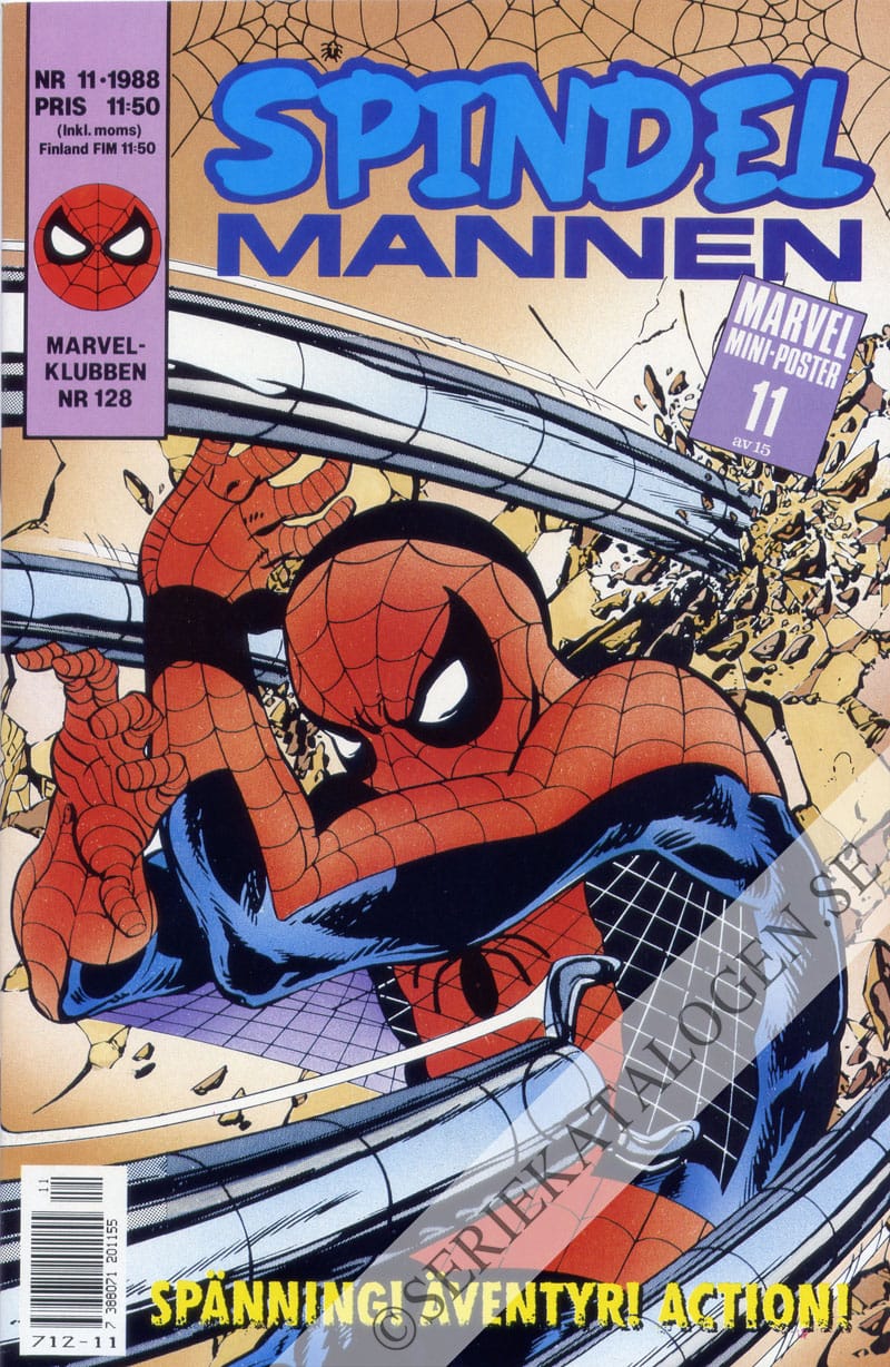 Framsida på Spindelmannen #11 (1988)