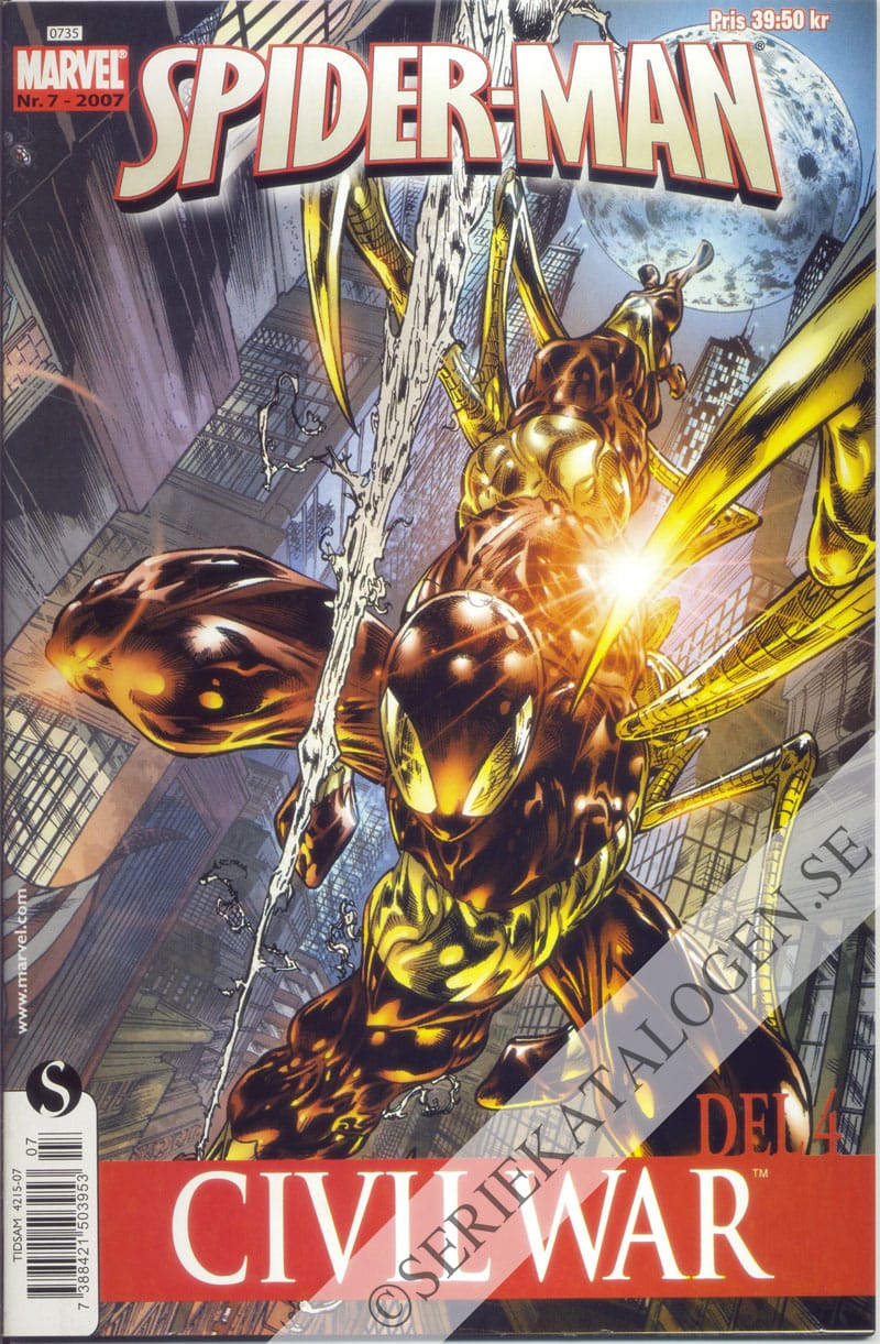 Framsida på Spider-Man #7 (2007)