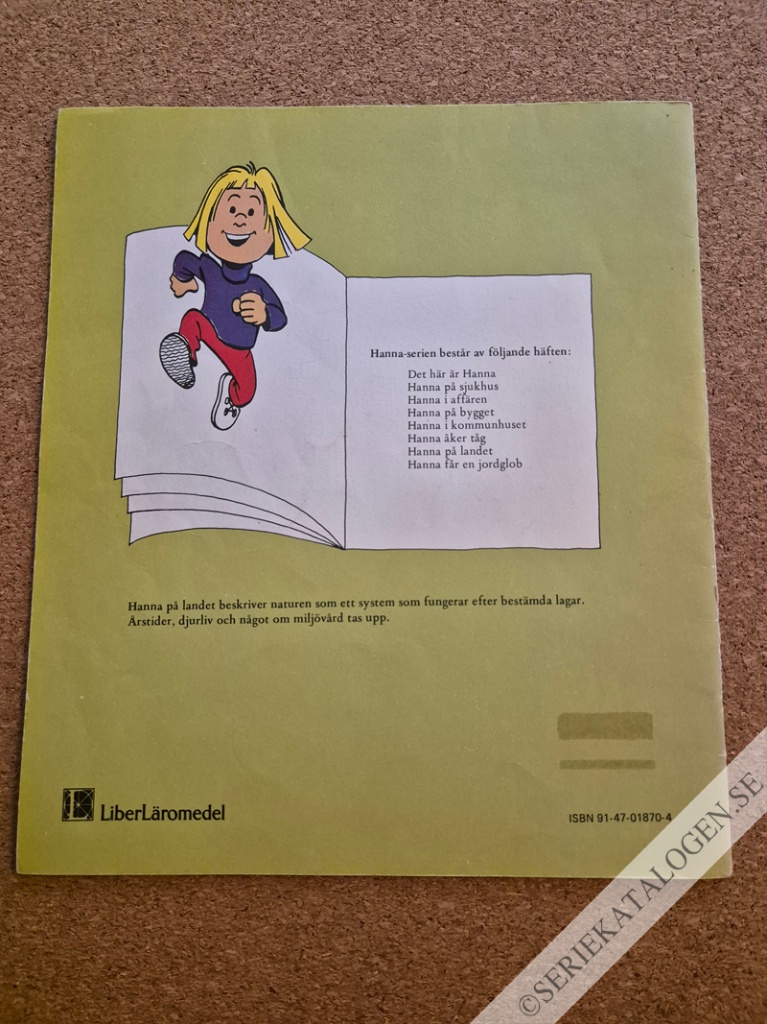 Baksida på Hanna på landet (1976)
