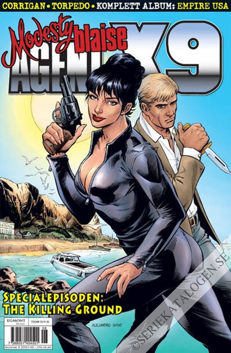 Framsida på Agent X9 #6 (2010)