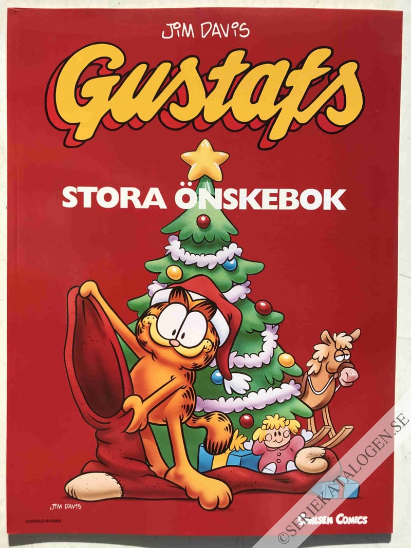 Framsida på Gustafs julalbum Gustafs stora önskebok (1995)