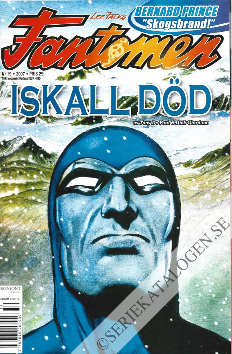 Framsida på Fantomen #19 (2007)