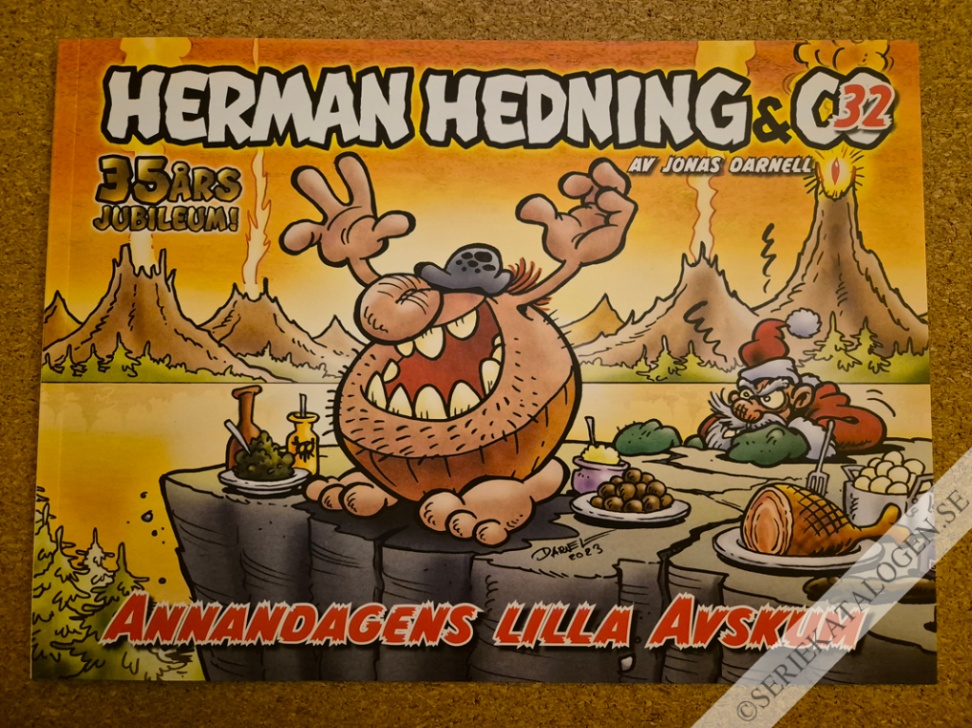 Framsida på Herman Hedning & co Annandagens lilla avskum (2023)