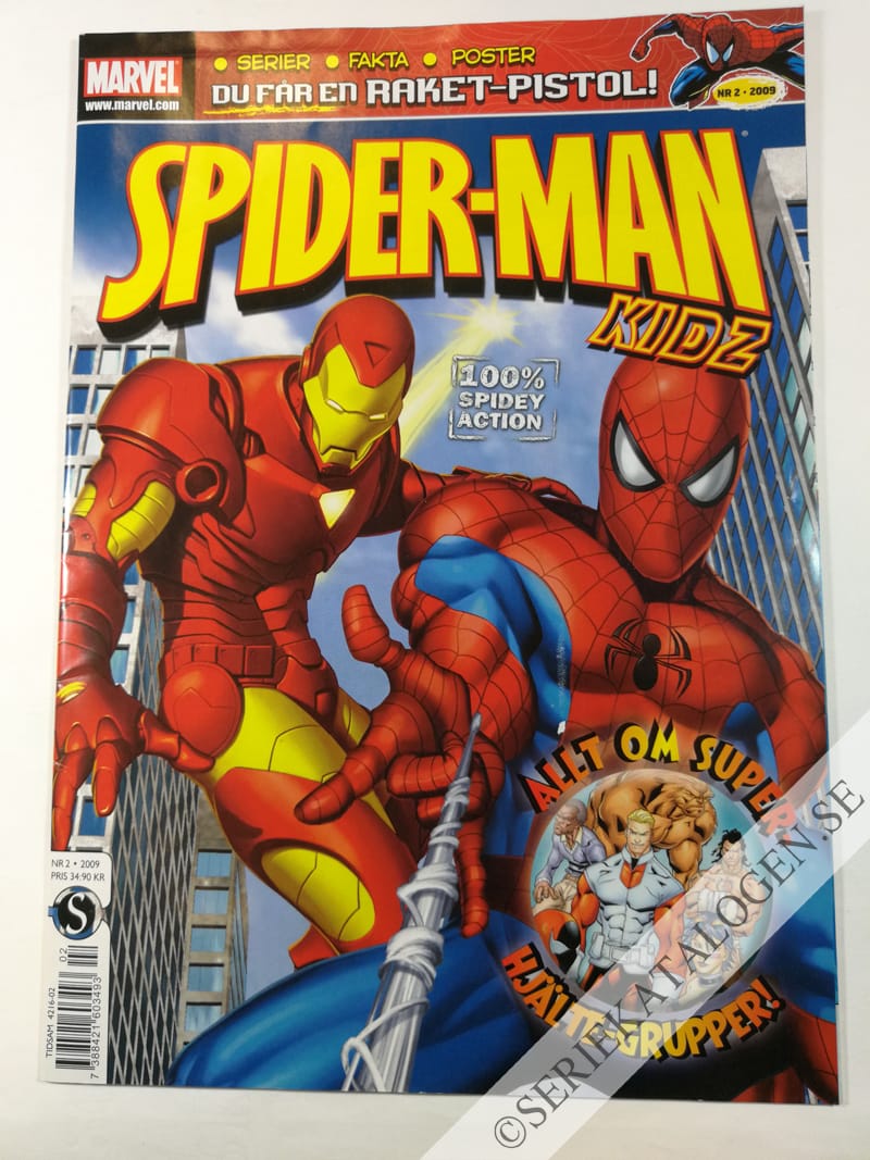 Framsida på Spider-Man Kidz #2 (2009)