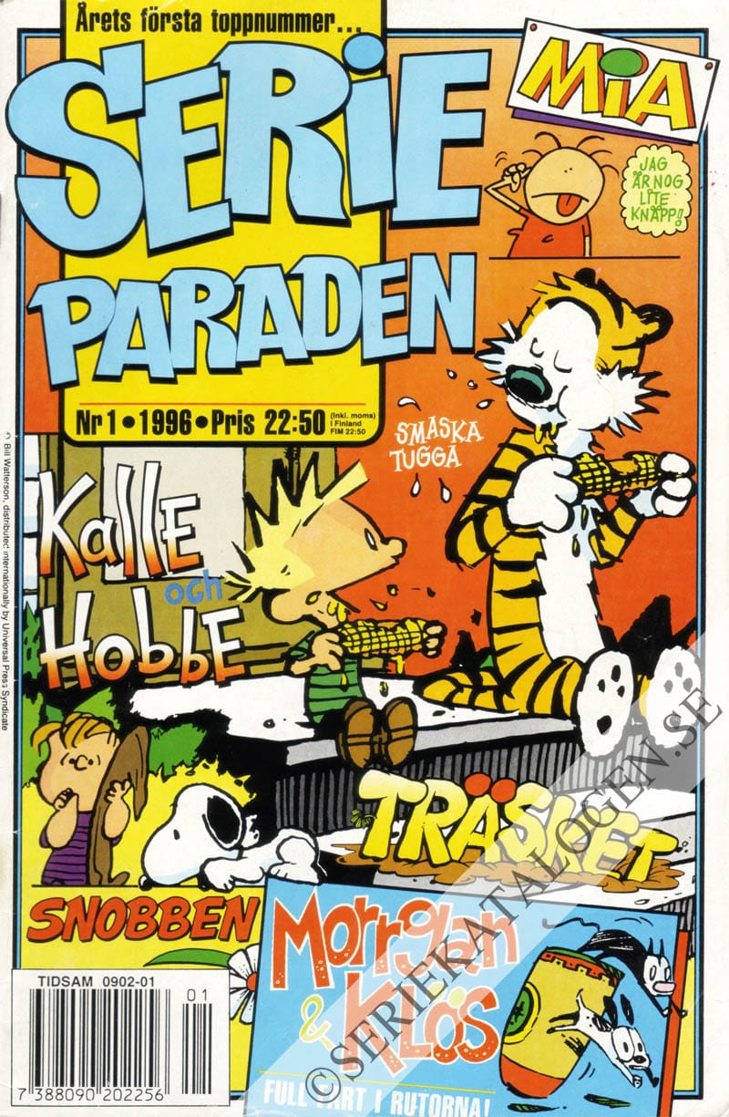 Framsida på Serie-paraden #1 (1996)