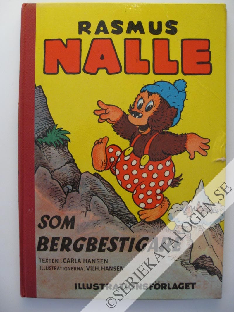 Framsida på Rasmus Nalle #(9) - Rasmus Nalle som bergsbestigare (1958) (variant)