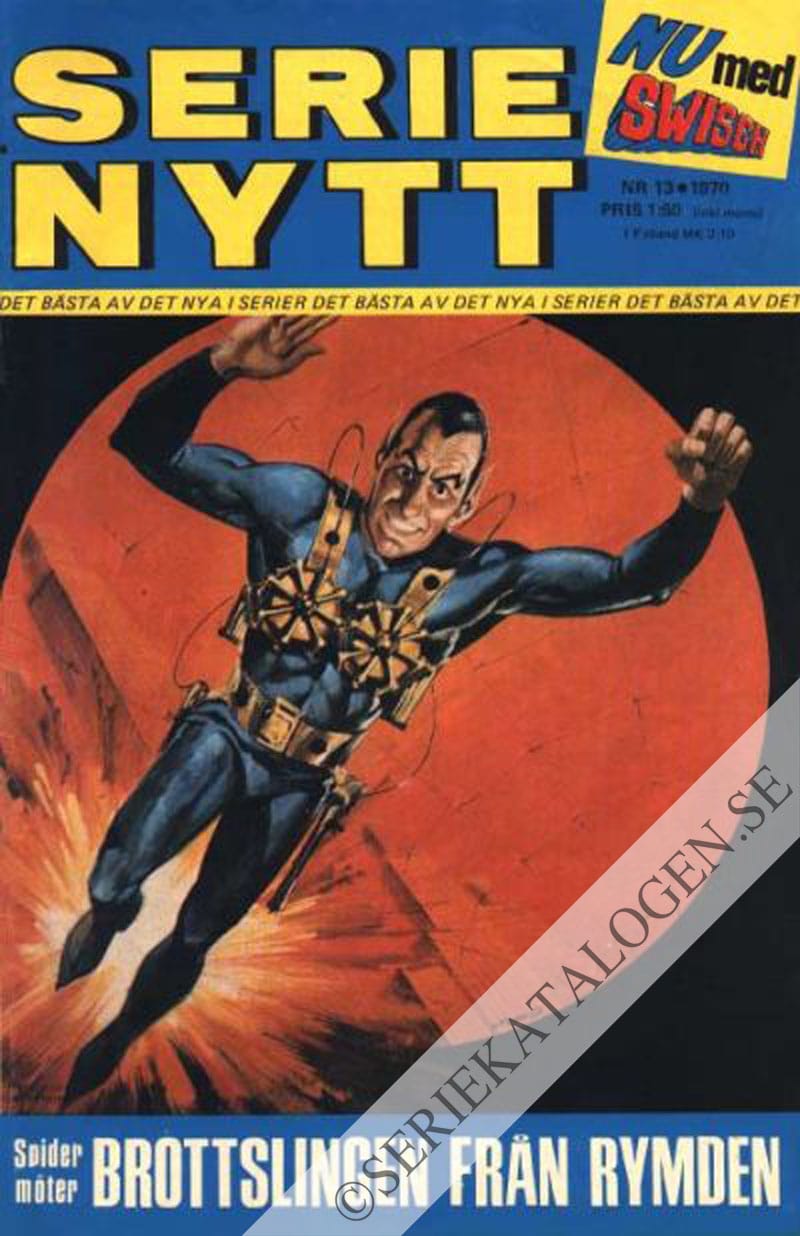 Framsida på Serie-Nytt #13 (1970)