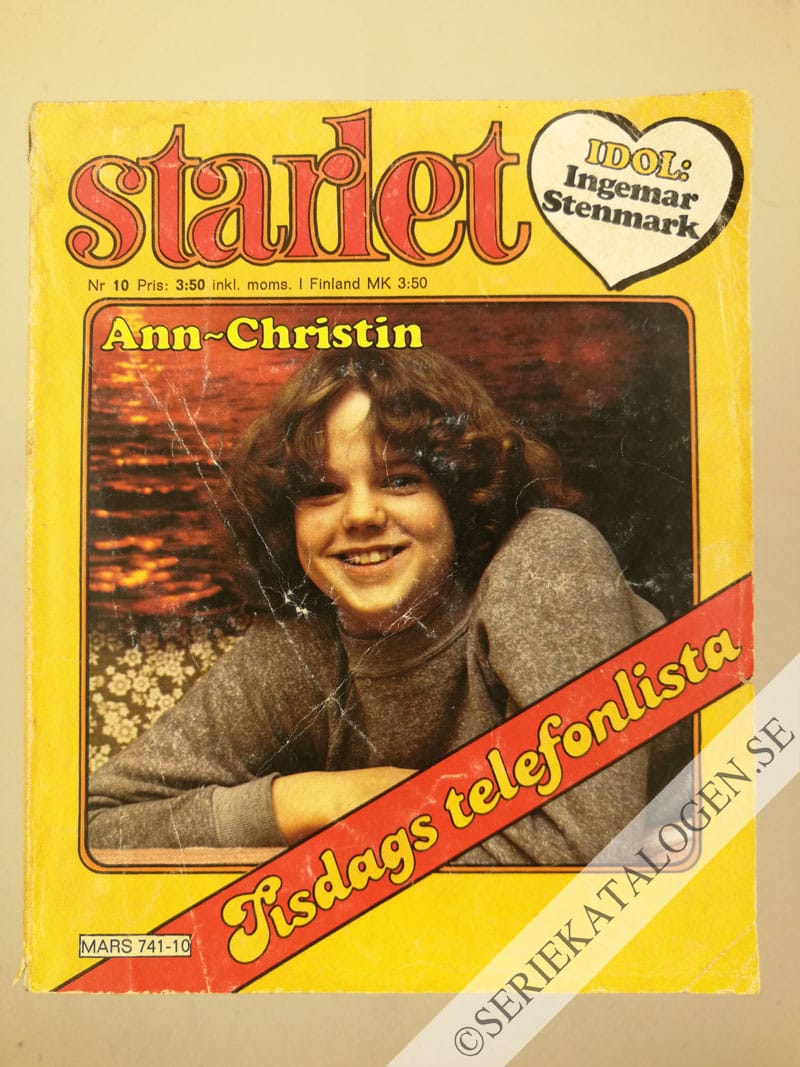 Framsida på Starlet #10 (1980)