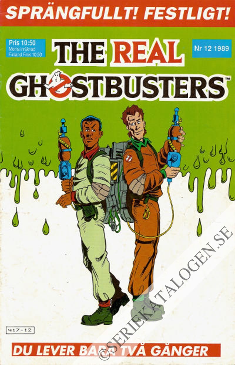 Framsida på The real Ghostbusters #12 (1989)