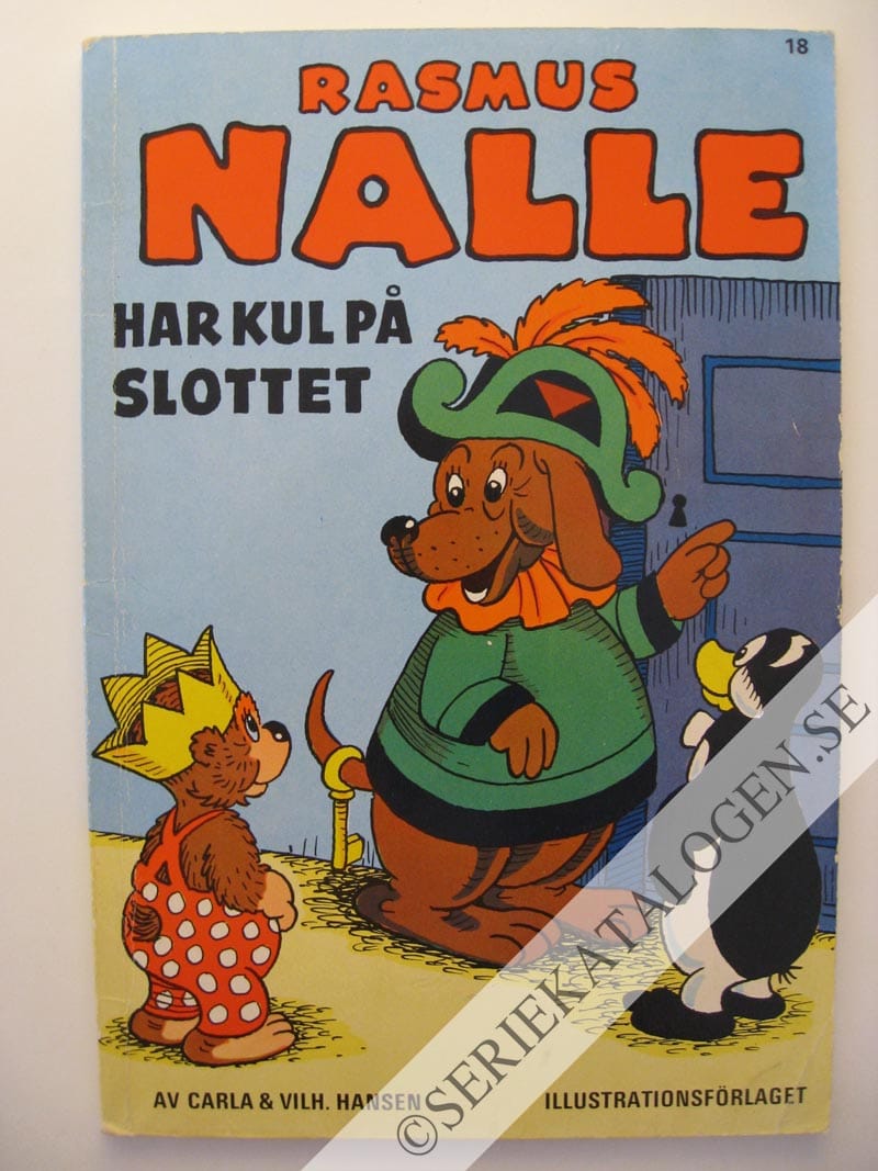 Framsida på Rasmus Nalle Rasmus Nalle har kul på slottet (1969)