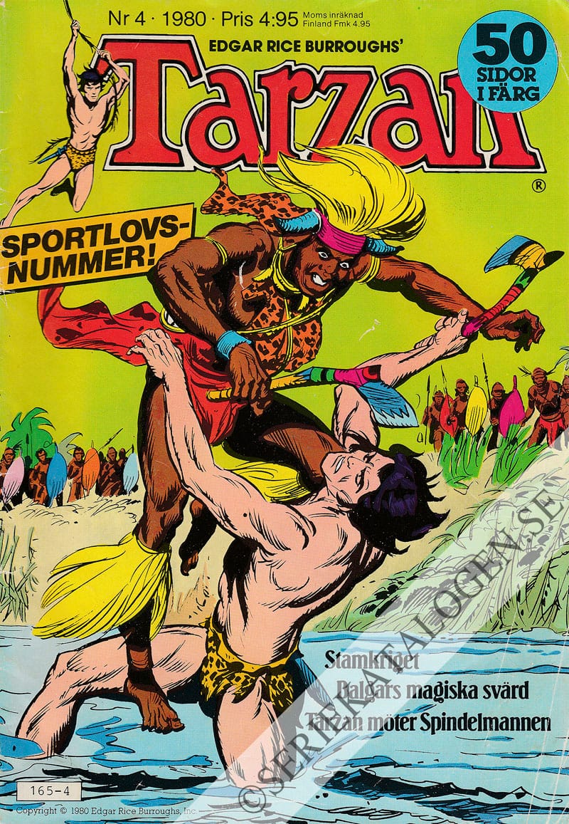 Framsida på Tarzan #4 (1980)