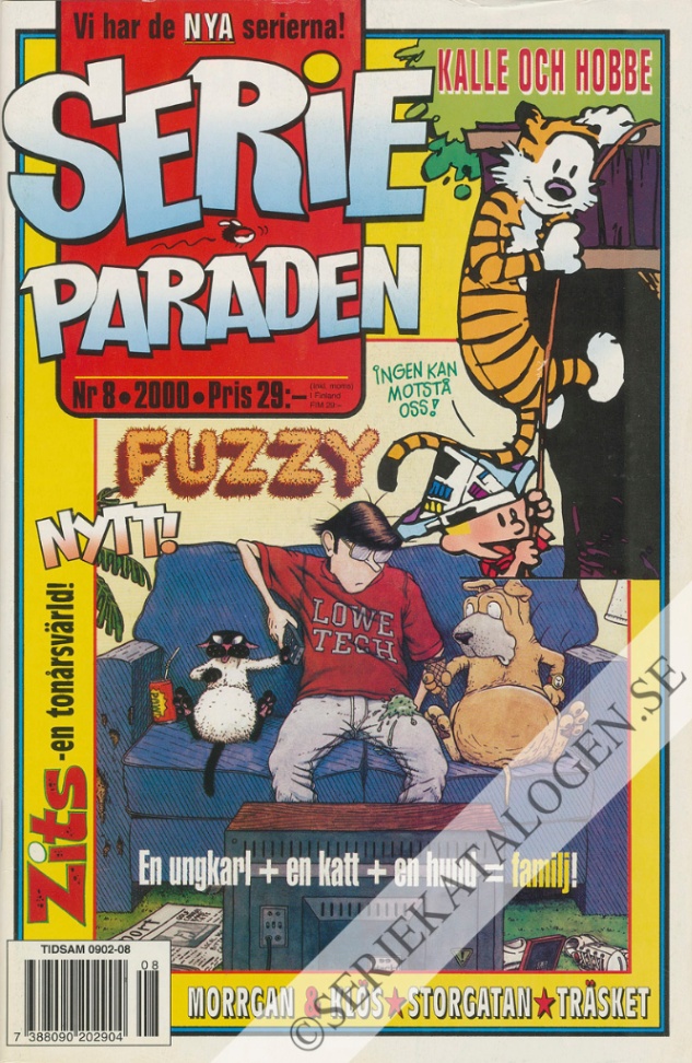 Framsida på Serie-paraden #8 (2000)