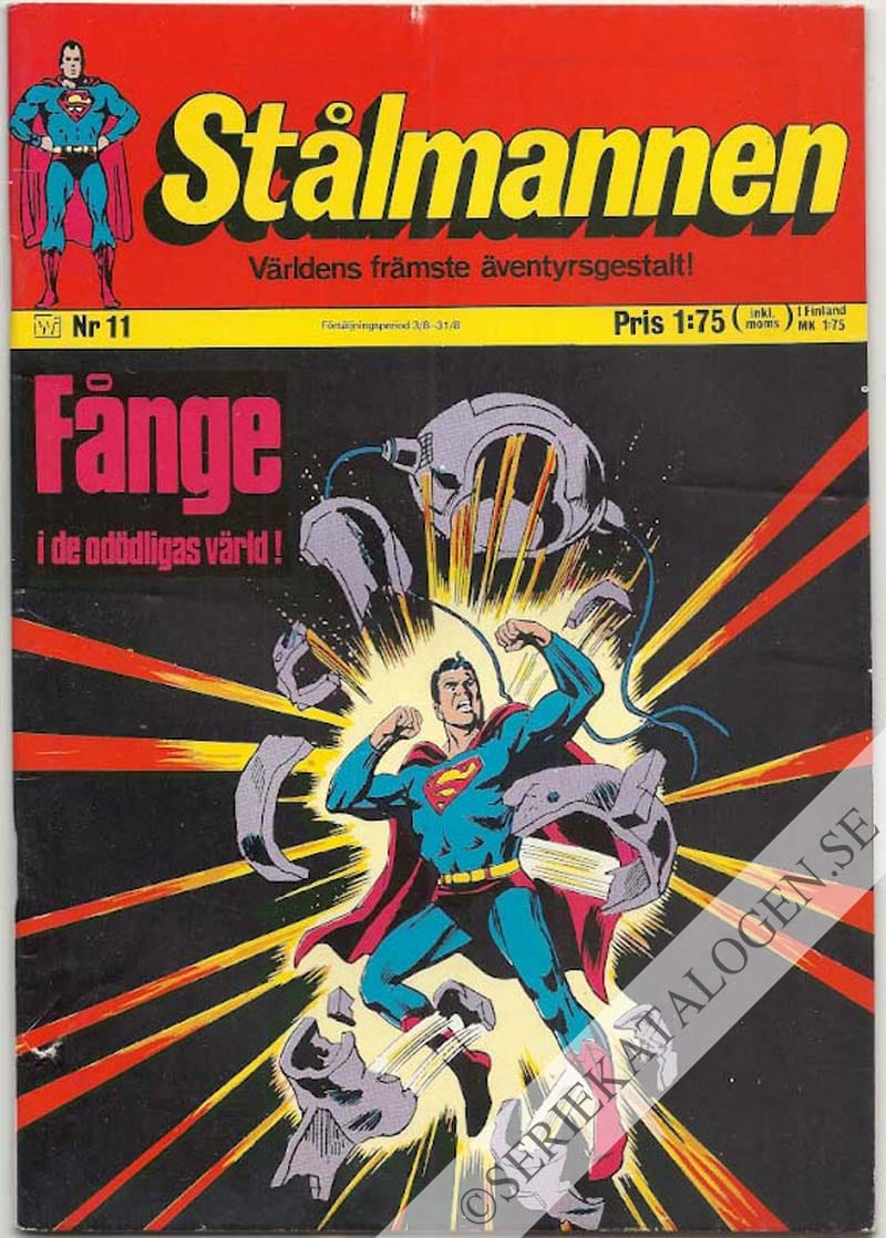 Framsida på Stålmannen #11 (1971)