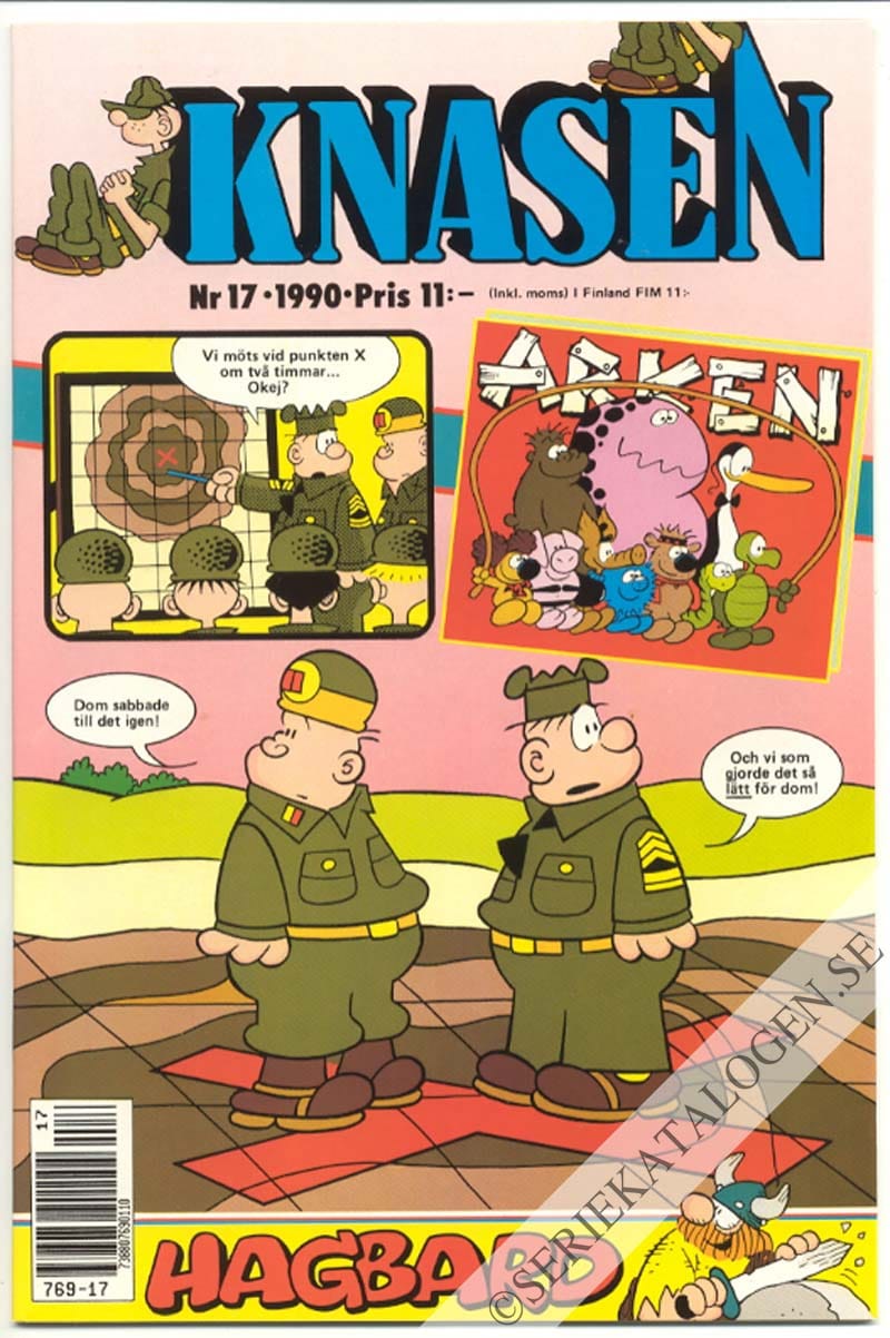 Framsida på Knasen #17 (1990)