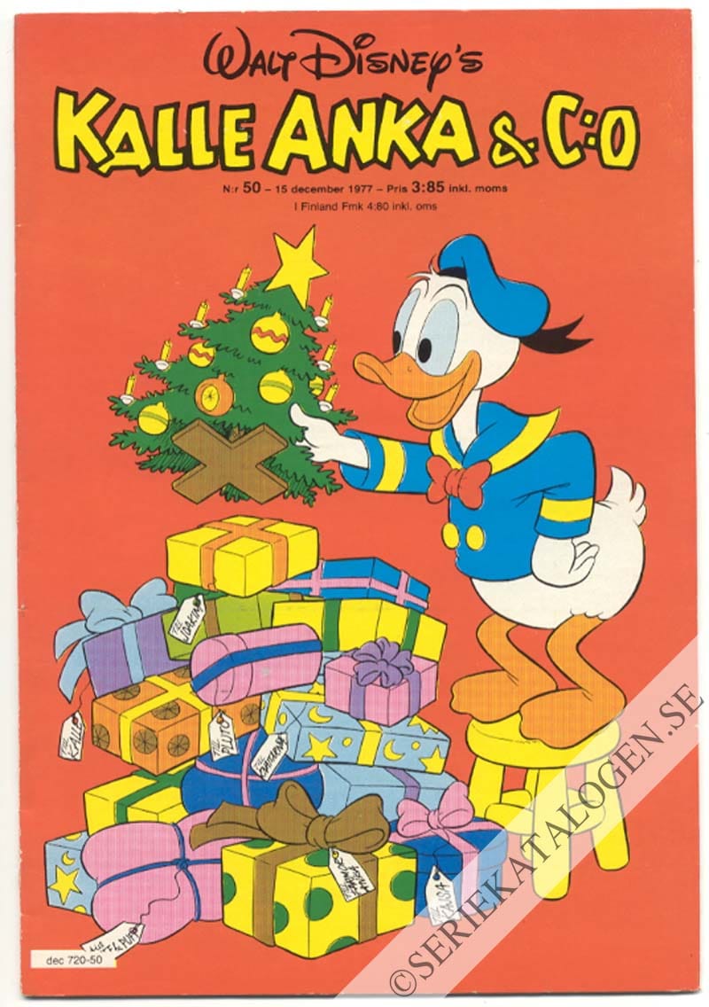 Framsida på Kalle Anka & C:o #50 (1977)