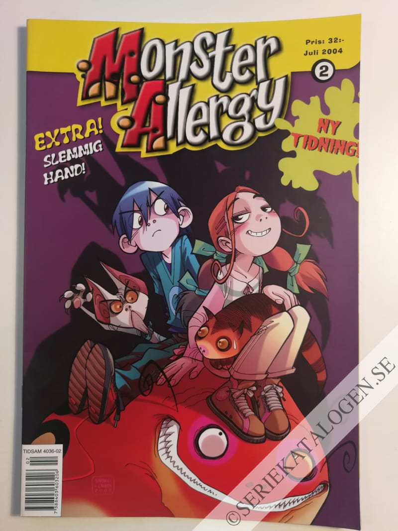 Framsida på Monster Allergy #2 (2004)