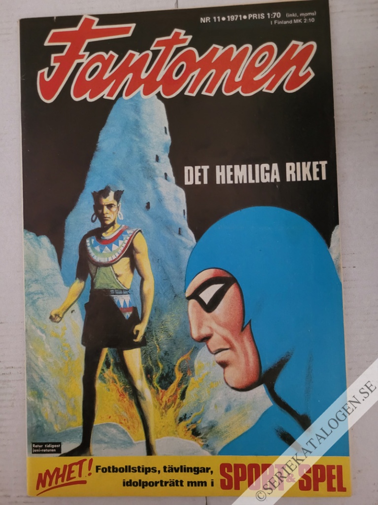 Framsida på Fantomen #11 (1971)