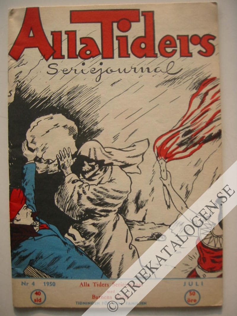 Framsida på Alla tiders seriejournal #4 (1950)