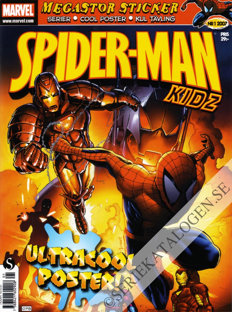 Framsida på Spider-Man Kidz #1 (2007)